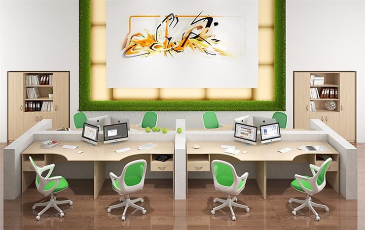 Мебель для персонала SIMPLE с эргономичными столами и тумбами в Чебоксарах - изображение 6